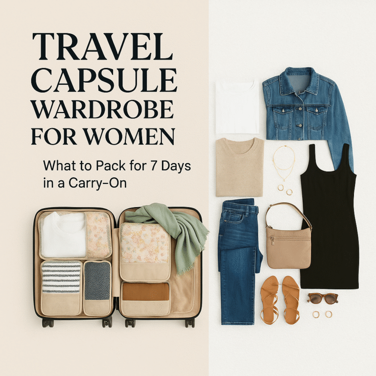 Travel Capsule Wardrobe for Women